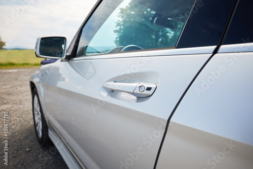 Handle of a car door