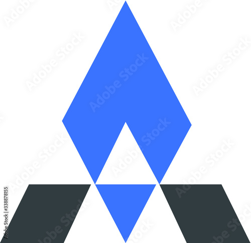 A letter logo