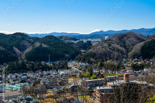 飯能市 天覧山からの眺め