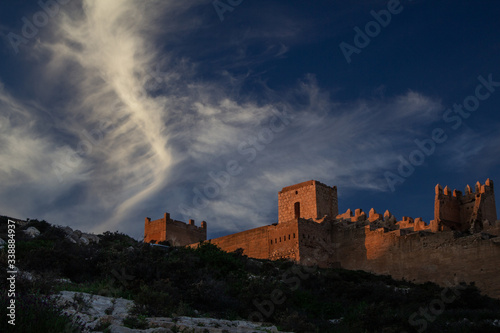 view of the Alcazaba of Almeria