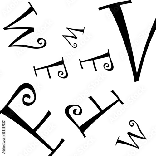 typography background - minimal letter background