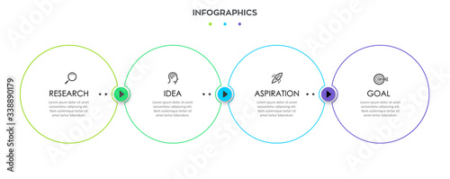 Vector infographic template