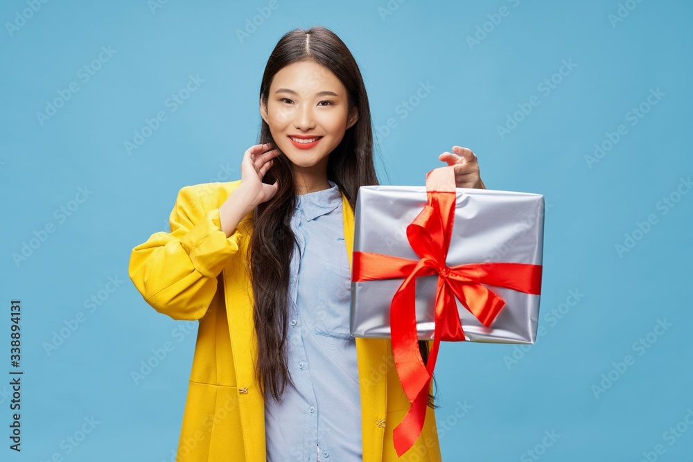 happy woman with shopping bags happy woman with shopping bags