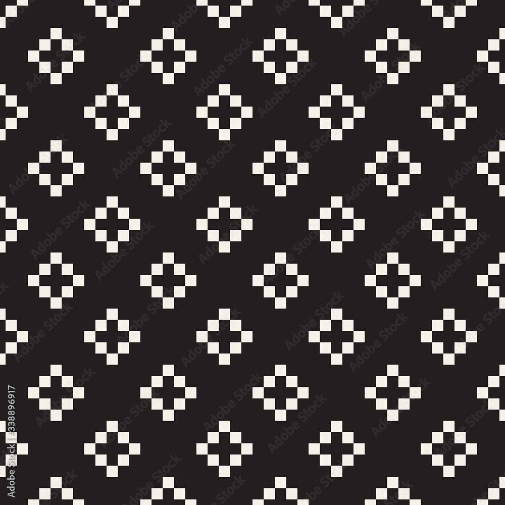 Vector seamless pattern. Abstract geometric background. Stylish ethnic design with jagged elements. Vector seamless pattern. Abstract geometric background. Stylish ethnic design with jagged elements.