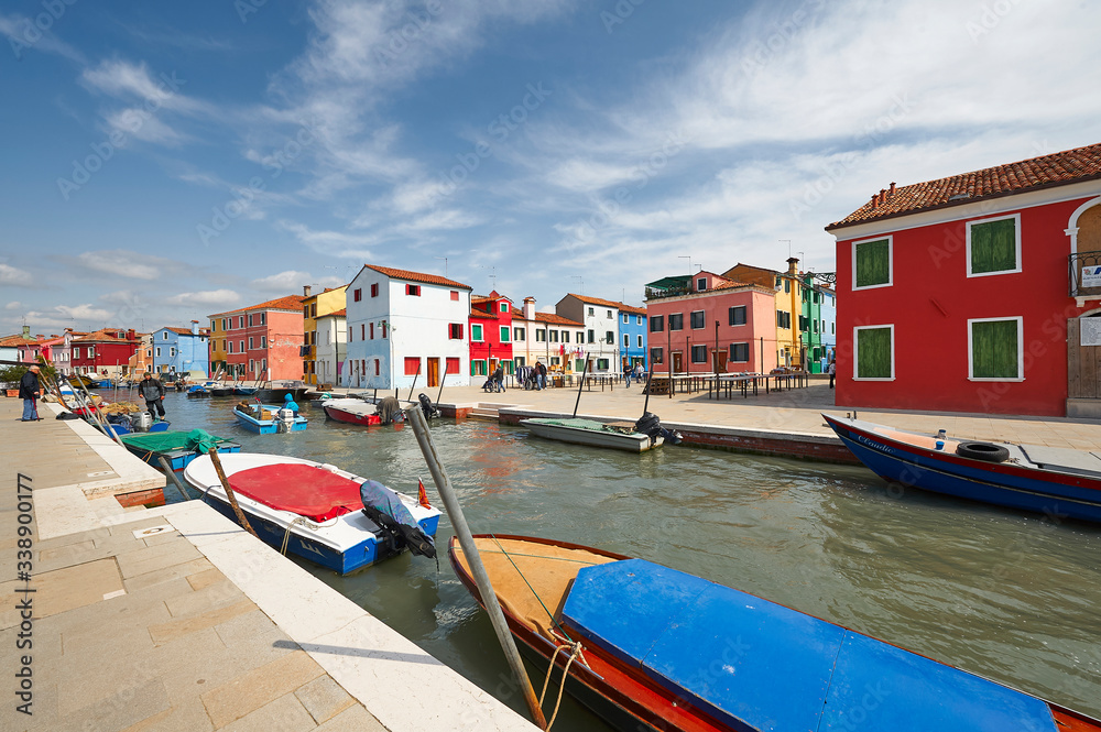 Burano Island, Venice, Veneto, Italy, Europe