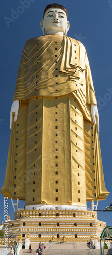 The world's second tallest Buddha statue at the Laykyun Sekkya Shrine in Monywa, Myanmar photo