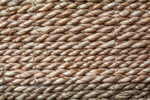 texture of an old wicker basket, vines weaving