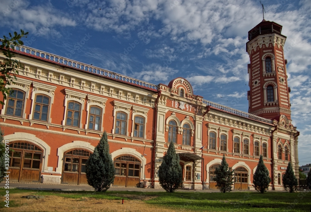 Obraz premium Building of the old Tsaritsyn fire station (Volgograd)
