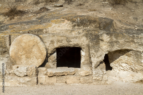 Konstfotografi typical israelite tomb from New Testament times