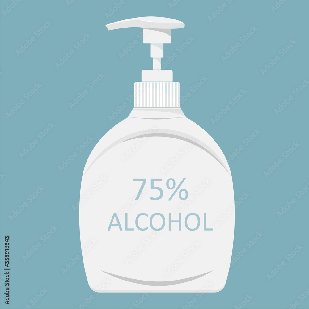 Anti-Bacterial Sanitizer Spray. Spray bottle icon. Alcohol spray. Household Chemicals. Infection control concept, Coronavirus, 2019-nCoV, flu, virus. Flat vector illustration Anti-Bacterial Sanitizer Spray. Spray bottle icon. Alcohol spray. Household Chemicals. Infection control concept, Coronavirus, 2019-nCoV, flu, virus. Flat vector illustration
