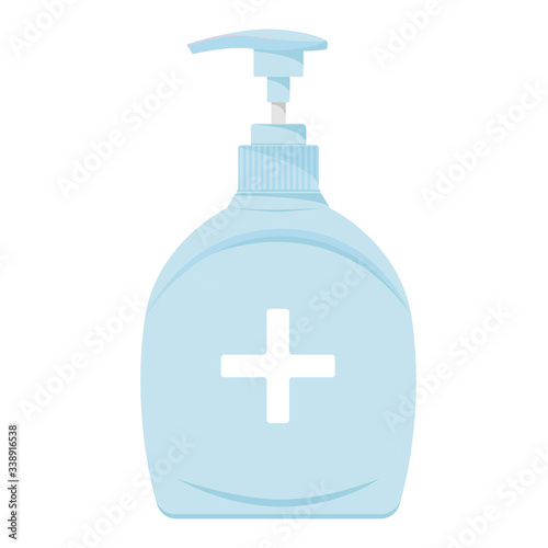 Anti-Bacterial Sanitizer Spray. Spray bottle icon. Alcohol spray. Household Chemicals. Infection control concept, Coronavirus, 2019-nCoV, flu, virus. Flat vector illustration