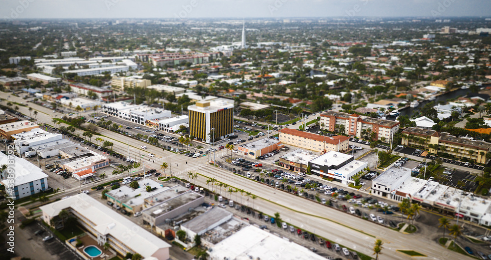 Aerial Panorama of Fort Lauderdale