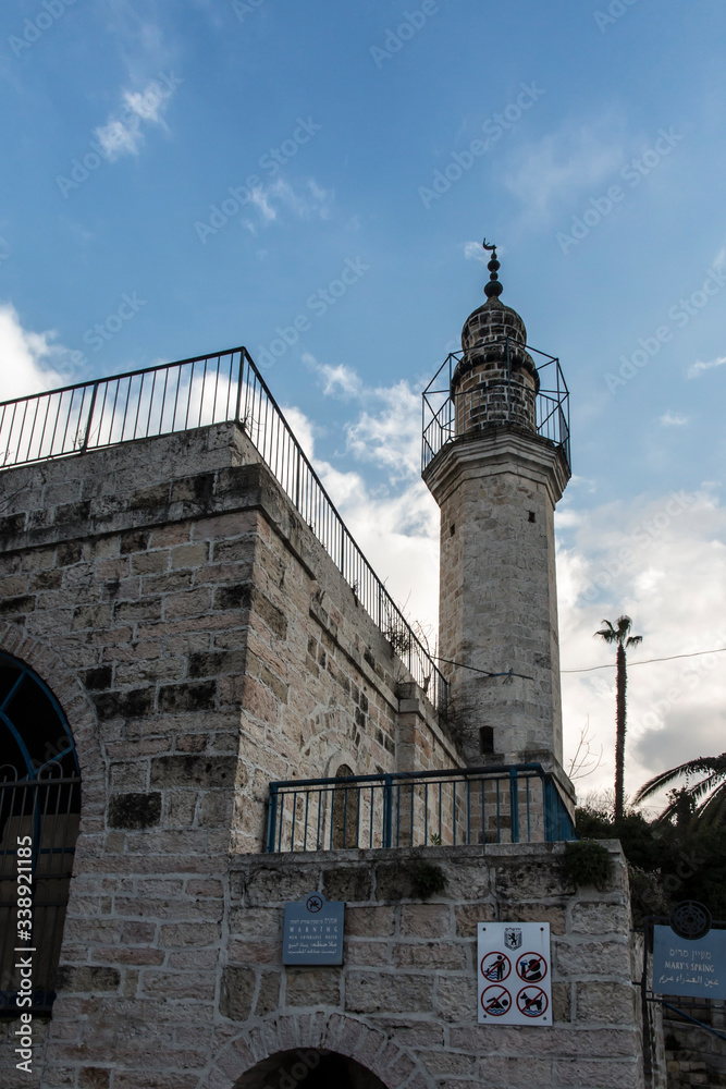 Fototapeta premium St. Mary's spring inside mosque building, Ein Kerem near Jerusalem