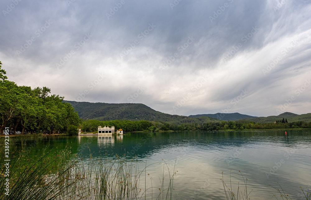 Lake of Banyoles in Catalonia, Spain.