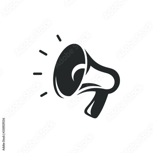  Megafon vector flat isolated image.
