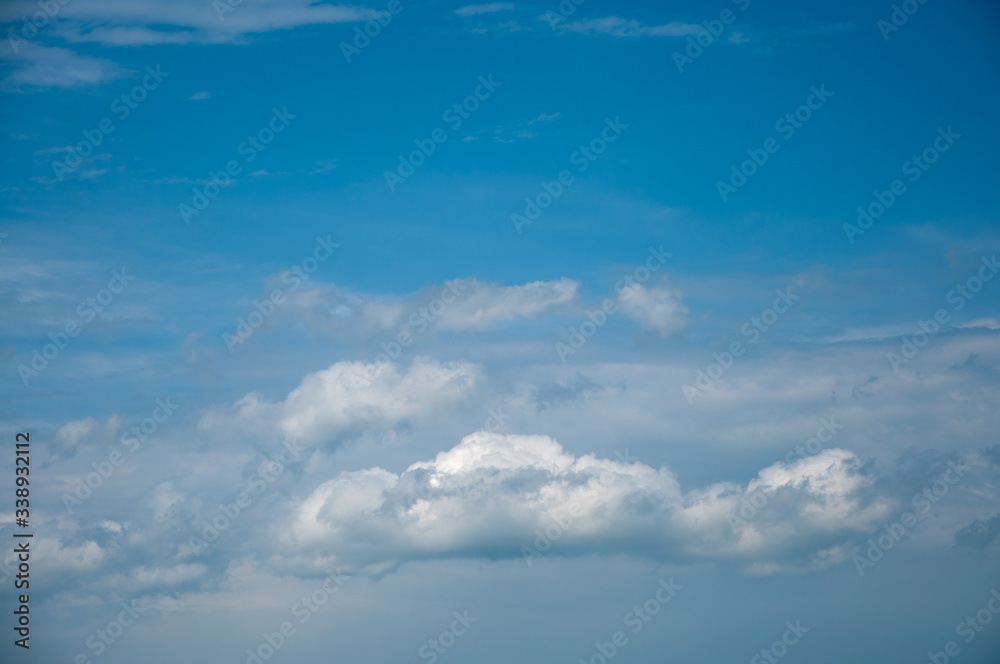 white cloud on a blue sky
