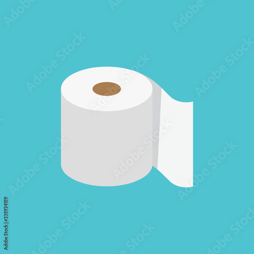 Tissue paper in flat style