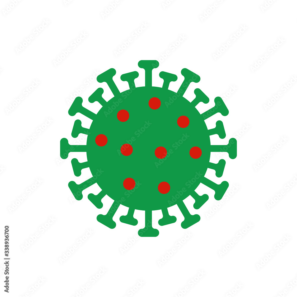 Coronavirus icon. Bacteria symbol modern, simple, vector, icon for website design, mobile app, ui. Vector Illustration Coronavirus icon. Bacteria symbol modern, simple, vector, icon for website design, mobile app, ui. Vector Illustration