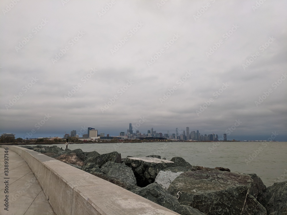 Rocky Pier and the City