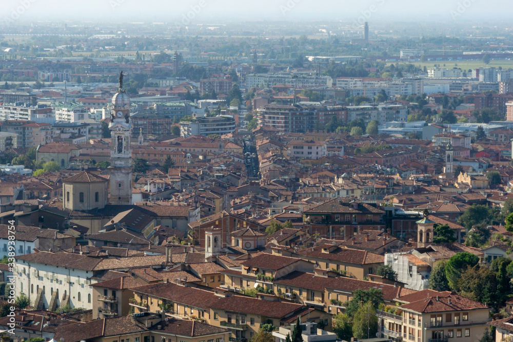The City of Bergamo, Italy