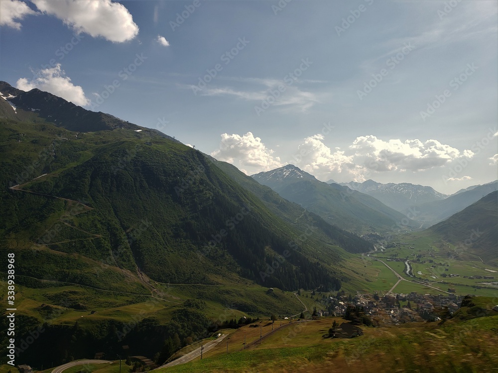 Fototapeta premium górski krajobraz z górami