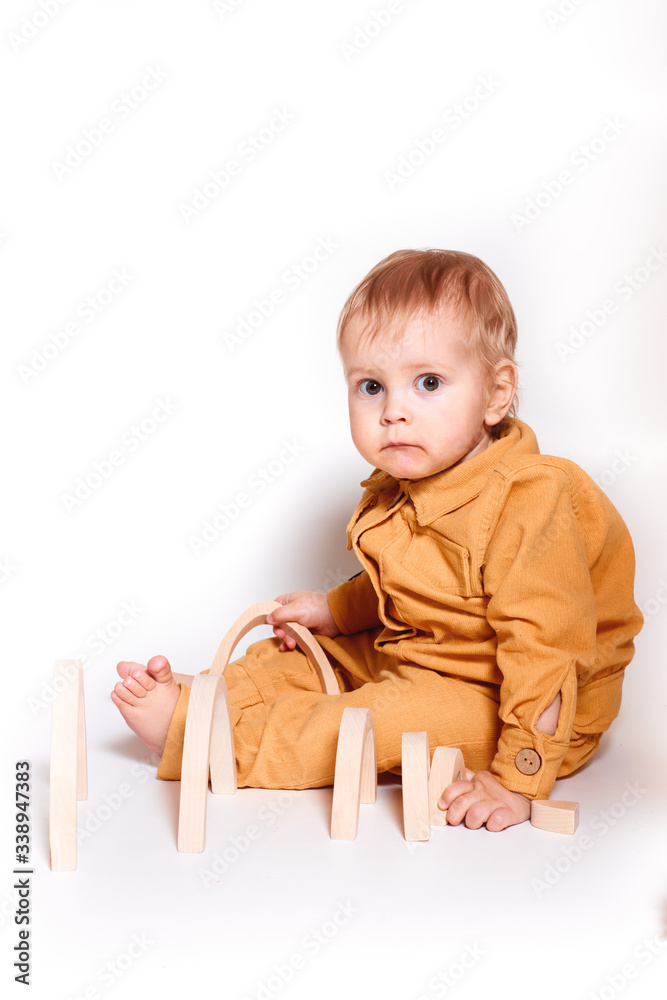 Portrait of little boy isolated on white background Portrait of little boy isolated on white background