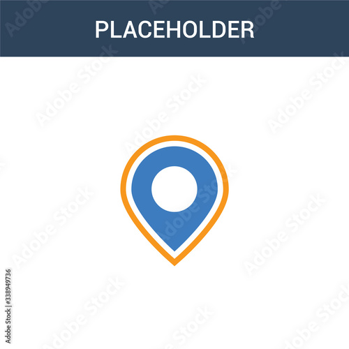 two colored Placeholder concept vector icon. 2 color Placeholder vector illustration. isolated blue and orange eps icon on white background. Free Download two colored Placeholder concept vector icon. 2 color Placeholder vector illustration. isolated blue and orange eps icon on white background. - GFXLoad