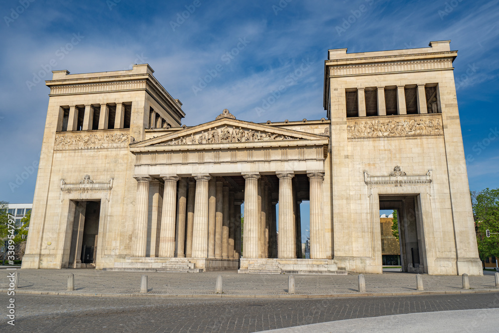 Der Königsplatz in München