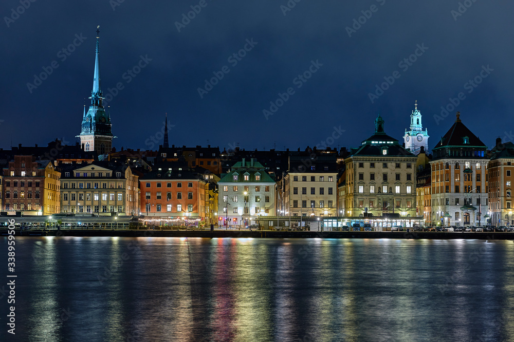 Old town in Stockholm in the evening
Old town in Stockholm in the evening