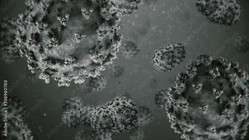Omicron delta Corona virus cells flowing. Viral disease global pandemic outbreak. influenza, covid, Flu, 2019-nCov COVID-19 novel coronavirus Microorganisms macro close up 3d render loop background Omicron delta Corona virus cells flowing. Viral disease global pandemic outbreak. influenza, covid, Flu, 2019-nCov COVID-19 novel coronavirus Microorganisms macro close up 3d render loop background