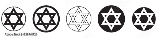 ÉTOILE DE DAVID DANS CERCLE