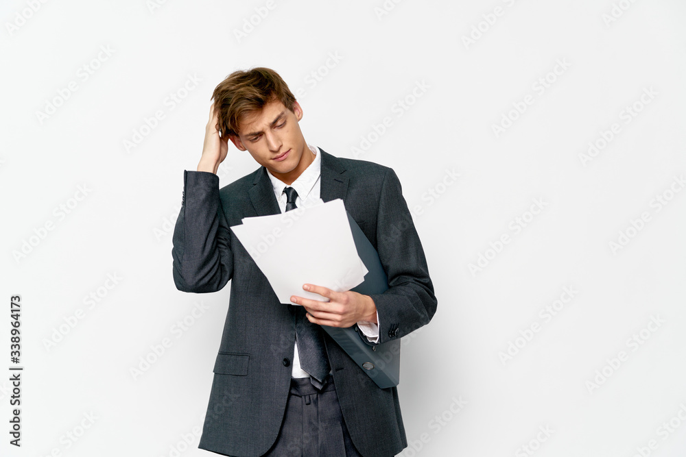 business woman holding a blank card business woman holding a blank card