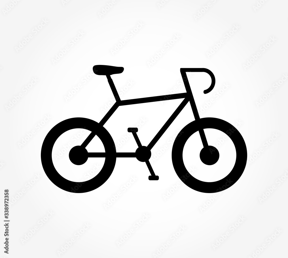 Bike icon. Bicycle. Sign for bicycles Isolated on white background. Cycling concept. Trendy flat style for graphic design, logo, web site, social media, UI, mobile app Bike icon. Bicycle. Sign for bicycles Isolated on white background. Cycling concept. Trendy flat style for graphic design, logo, web site, social media, UI, mobile app