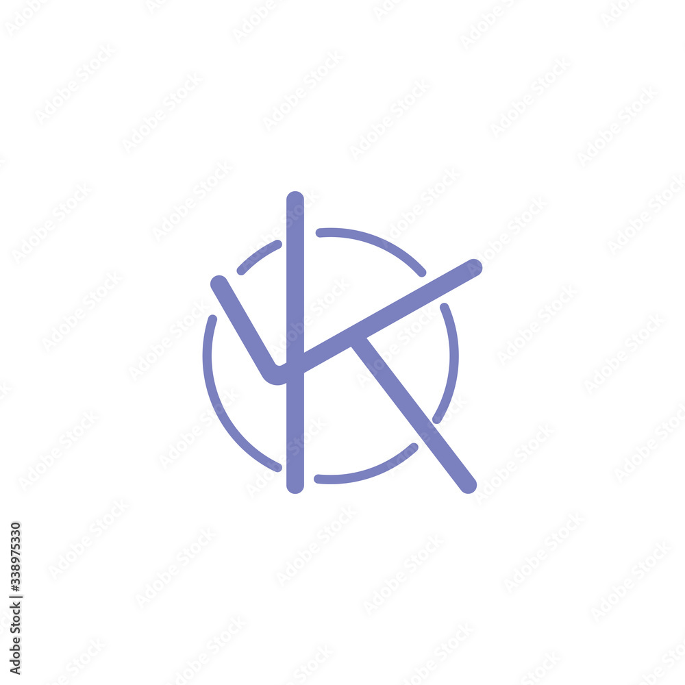 Business corporate letter K logo design vector. Business corporate letter K logo design vector.