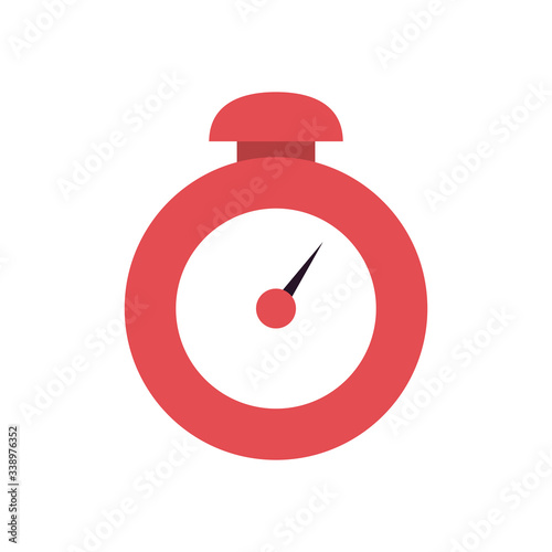 chronometer icon, flat style