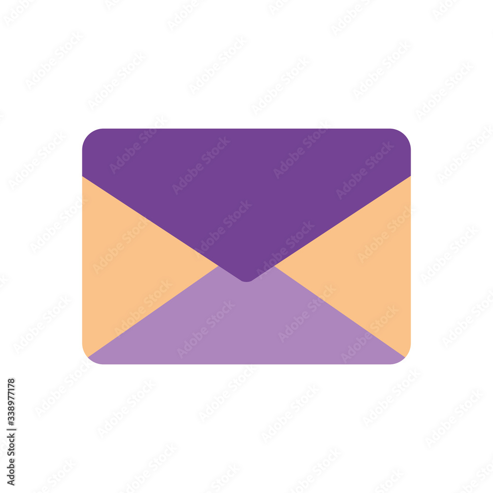 envelope icon, flat style envelope icon, flat style
