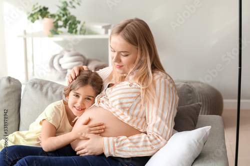 Beautiful pregnant woman wi...