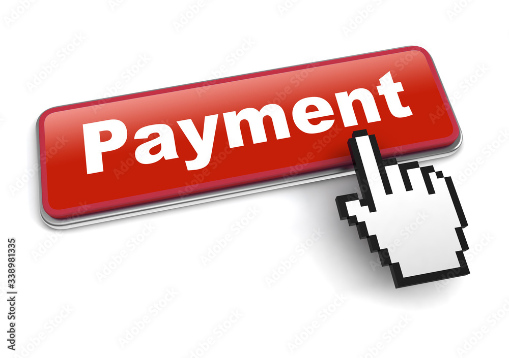 Fototapeta premium payment concept 3d illustration isolated