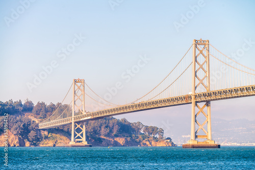 The Bay Brigde on a sunny day, San Francisco, California