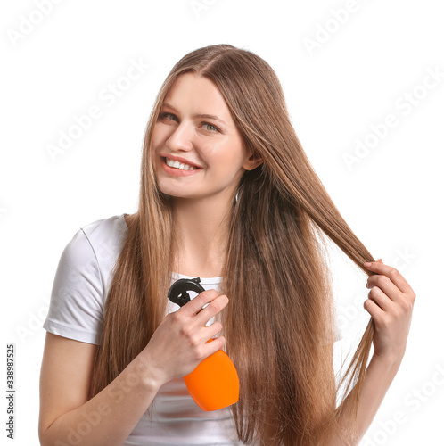 Beautiful young woman with ...