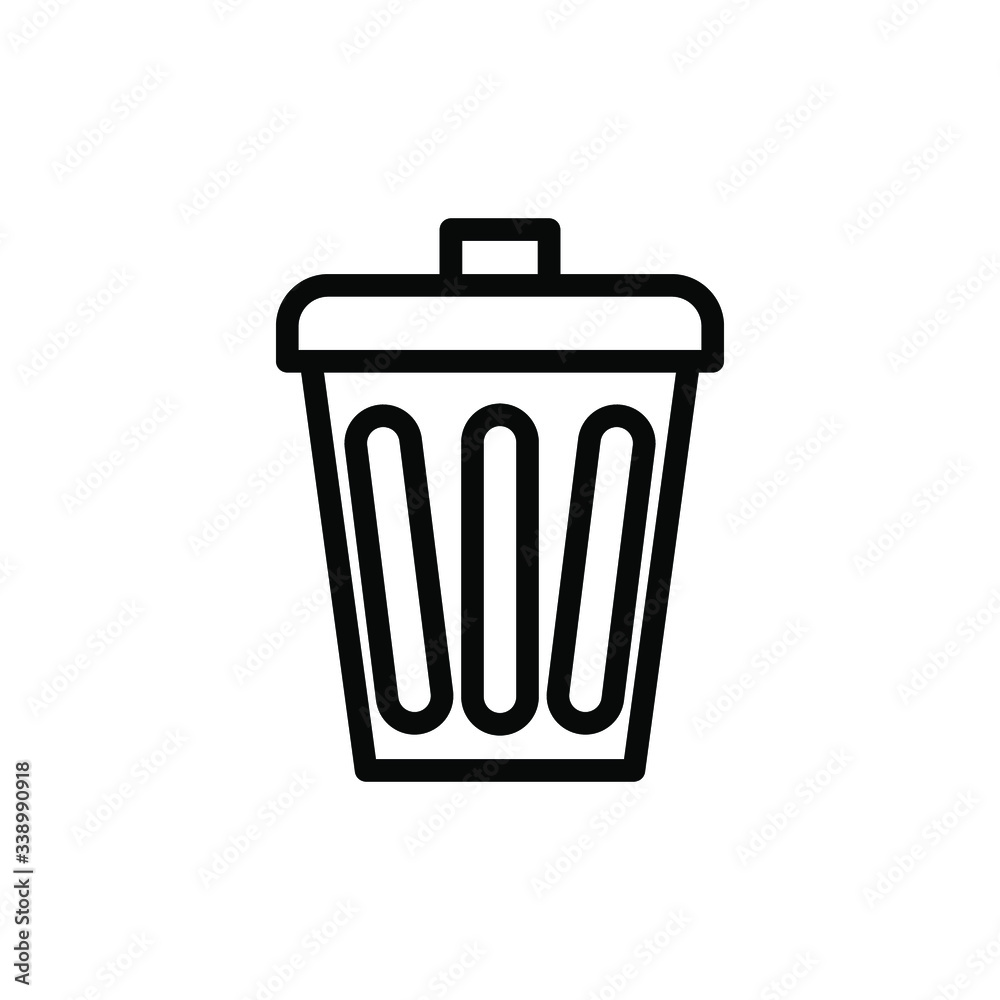 Trash Icon , Template Logo Business Company Simple Clean , Emblem Isolated Emblem Illustration Modern Delete Clear , Outlien Solid Background White
Trash Icon , Template Logo Business Company Simple Clean , Emblem Isolated Emblem Illustration Modern Delete Clear , Outlien Solid Background White