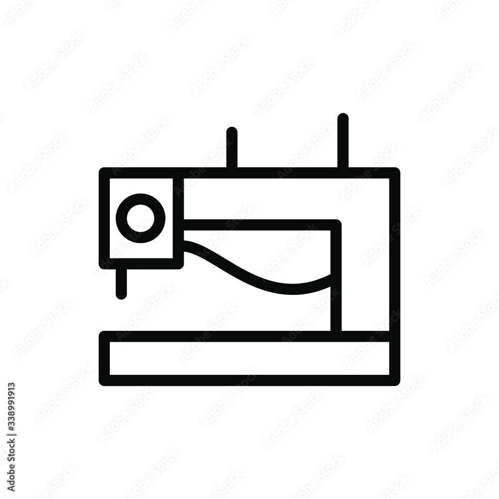 Sewing Machine Icon , Template Logo Design Fashion Clothing Company Emblem Isolated illustration , Simple Clean And Clear Outline Solid Background White
Sewing Machine Icon , Template Logo Design Fashion Clothing Company Emblem Isolated illustration , Simple Clean And Clear Outline Solid Background White