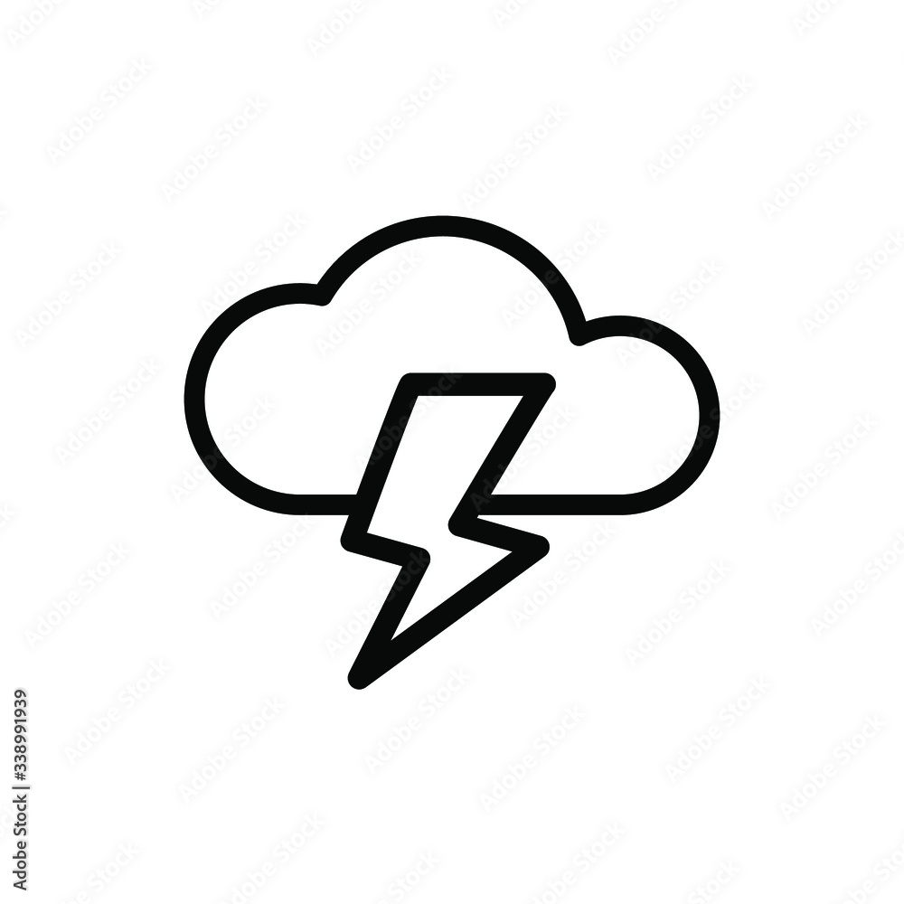 Storm icon template Storm icon template