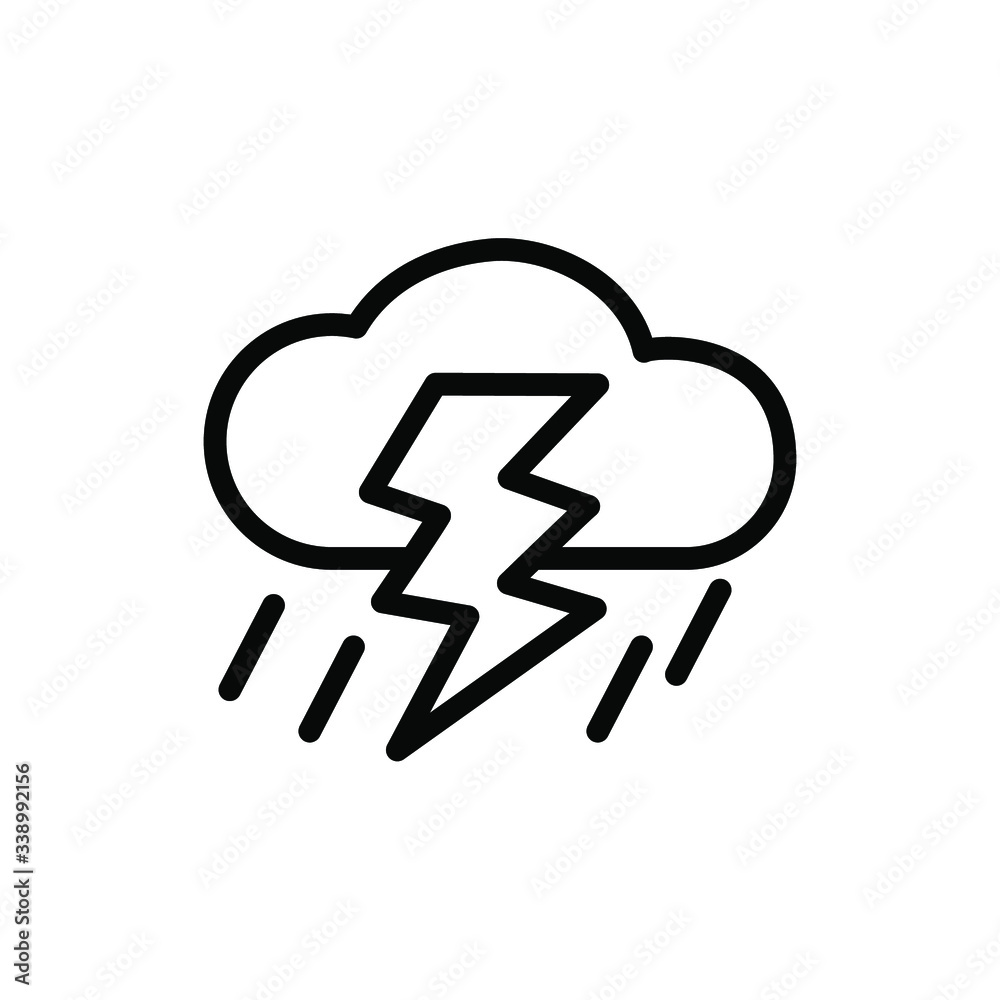Storm icon template Storm icon template