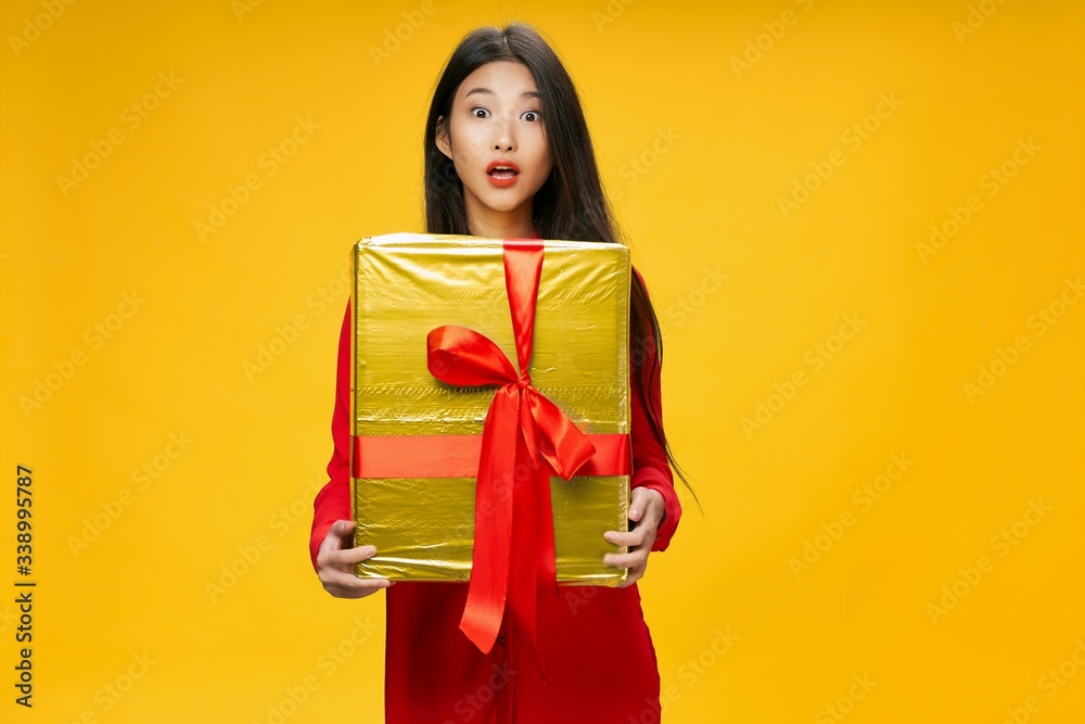 Beautiful woman again limbs gift holiday christmas decoration Beautiful woman again limbs gift holiday christmas decoration