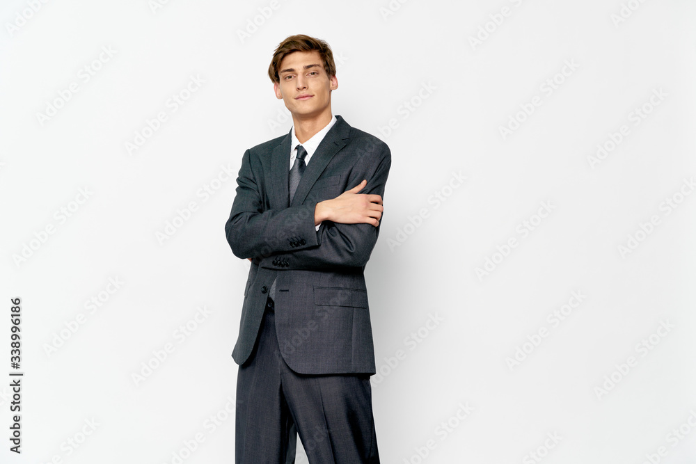 Business man official self confidence finance office Business man official self confidence finance office