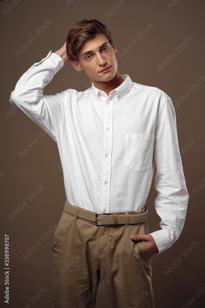 Obraz premium portrait of a handsome young man
