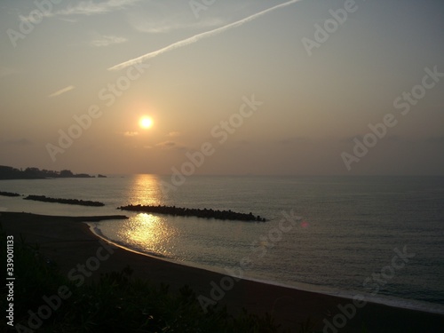 黄金の夕焼け