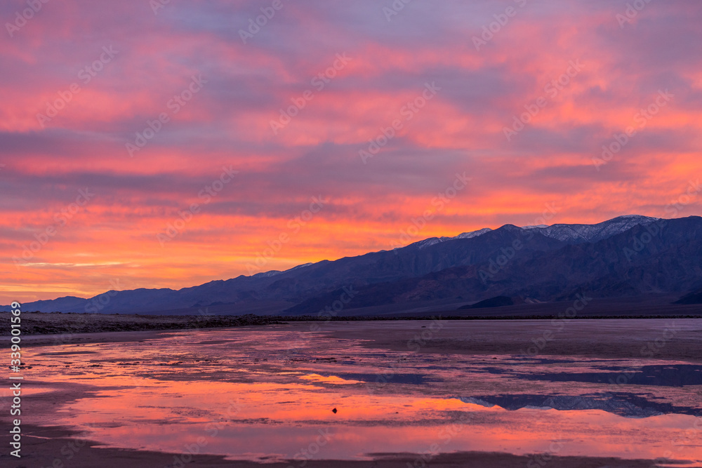 Sunset in Badwater Basin