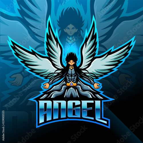 Guardian Angel esport mascot Logo design